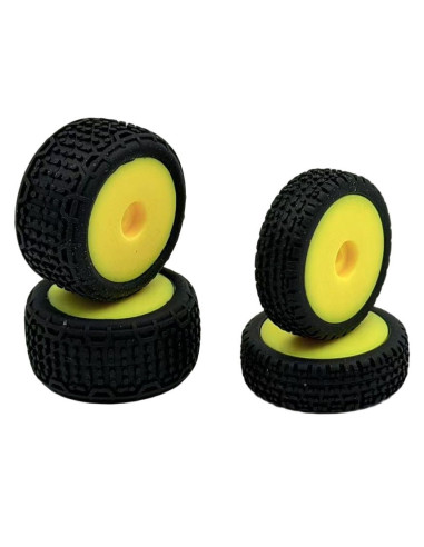Speck-B Front-Rear Wheel Set yellow (2)