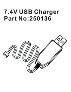7.4V USB Charger