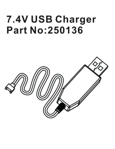 7.4V USB Charger
