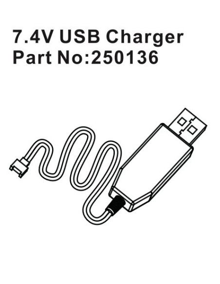 7.4V USB Charger