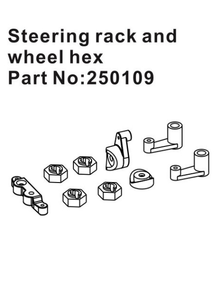Steering Rack & Wheel Hex Hubs