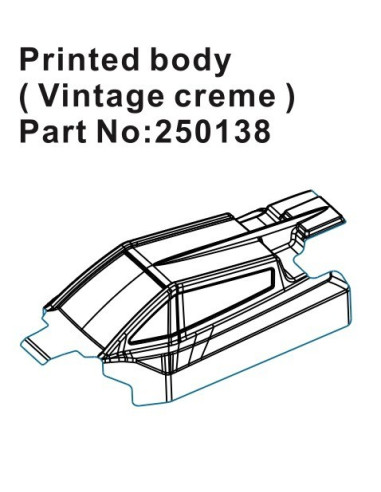 Speck-B Printed Lexan Body - vintage creme