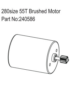 280size 55T Brushed Motor