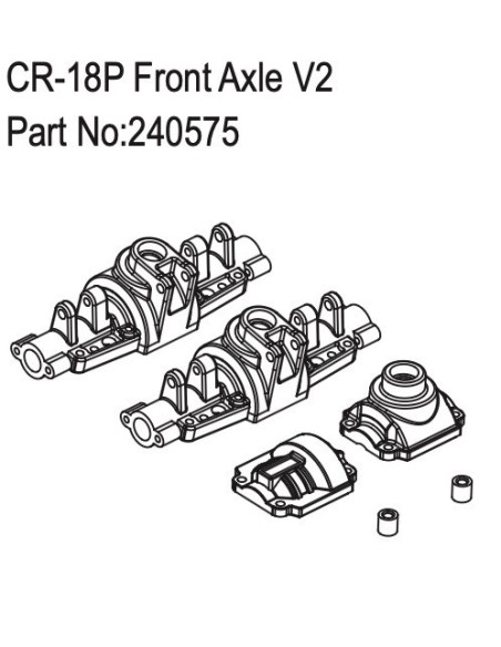CR-18P Front Axle V2