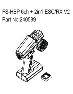 FS-HBP 6ch + 2in1 ESC-RX V2