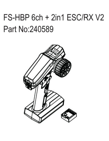 FS-HBP 6ch + 2in1 ESC-RX V2