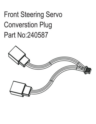 Front Steering Servo Converstion Plug