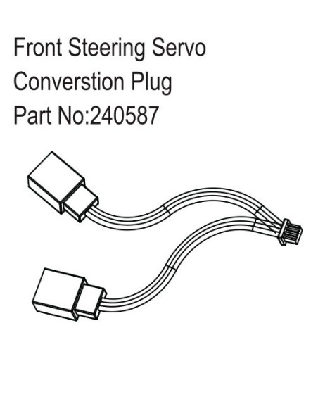 Front Steering Servo Converstion Plug