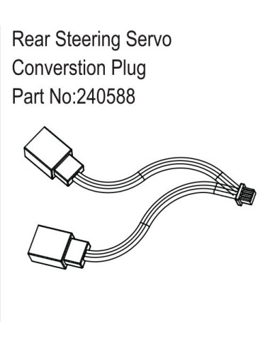 Rear Steering Servo Converstion Plug