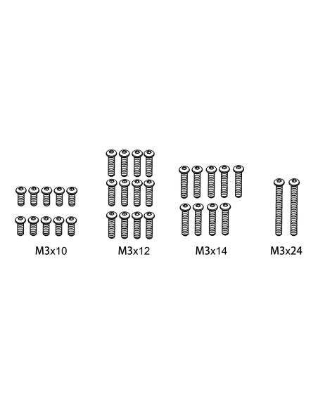 Screw Set M3*10-M3*14-M3*24