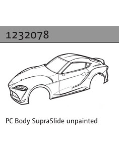 PC Body SupraSlide unpainted