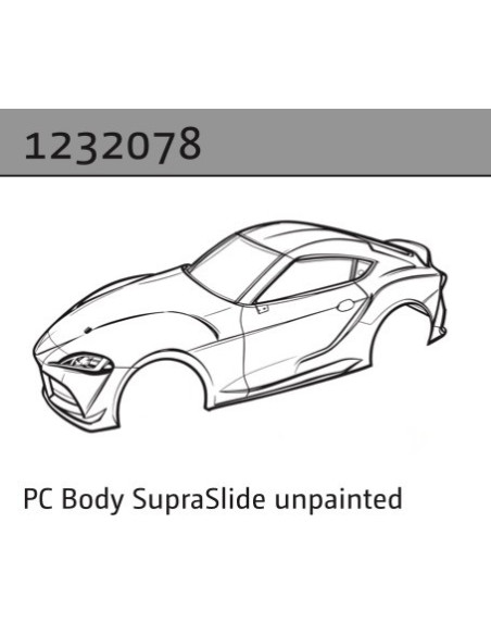 PC Body SupraSlide unpainted