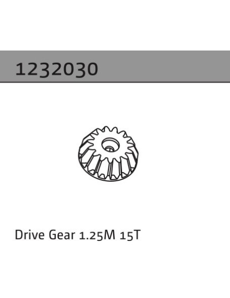 Drive Gear 1.25M 15T