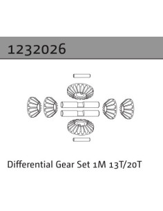 Differential Gear Set 1M...
