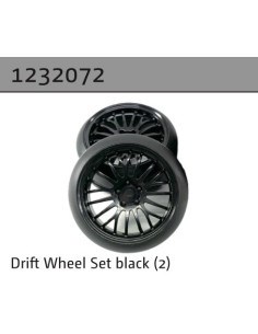 Drift Wheel Set black (4)