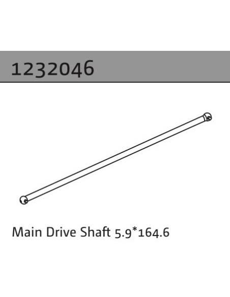 Main Drive Shaft 5.9*164.6