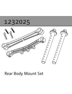 Rear Body Mount Set