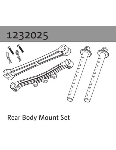 Rear Body Mount Set
