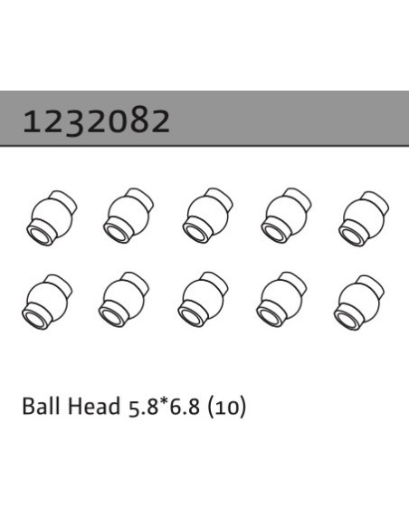 Ball Head 5.8*6.8 (10)