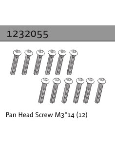 Pan Head Screw M3*14 (18)
