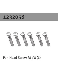 Pan Head Screw M3*8 (6)