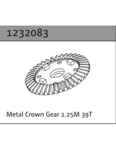 Metal Crown Gear 1.25M 39T