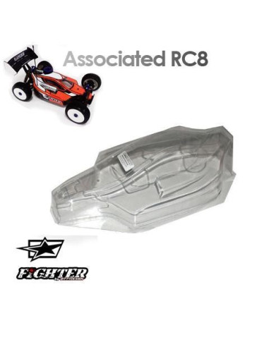 Carrocería para RC8 sin pintar de Bittydesign