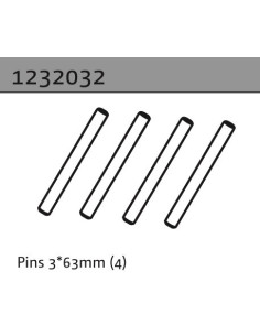 Pins 3*63mm (4)