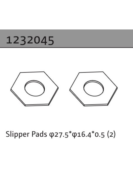 Slipper Pads 27.5*16.4*0.5