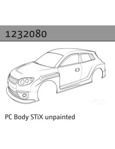 PC Body STi-X unpainted...