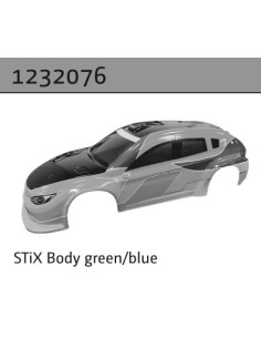 STi-X Body green-blue...