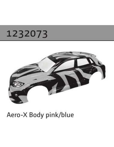 Aero-X Body pink-blue (without sticker)