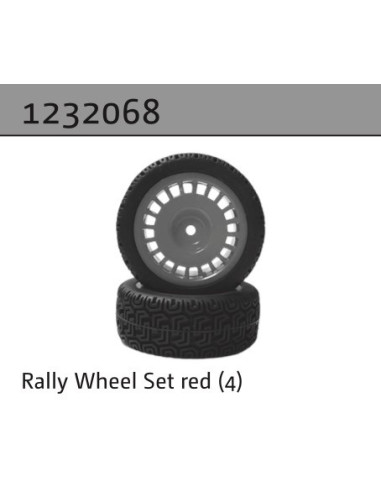 Rally Wheel Set red (4)