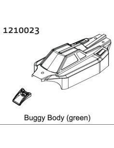 PVC Buggy Shell - green +...