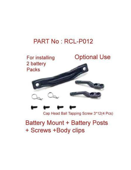 Soporte batería para Crawler Basilisk 1/8