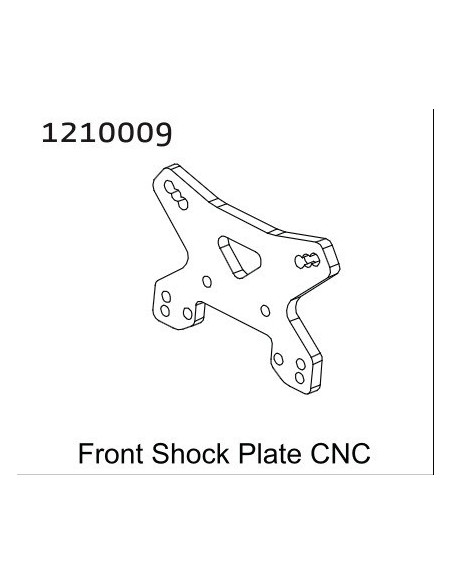 Alu Front Shock Tower - Buggy