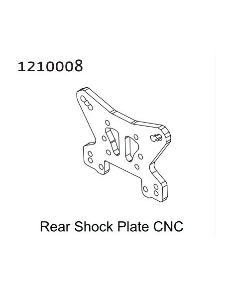 Alu Rear Shock Tower - Buggy