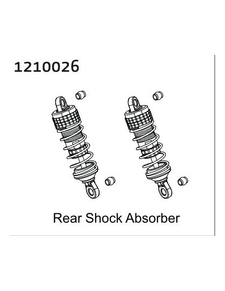 Alu Rear Shocks - Buggy (2)