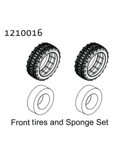 Front Tire & Sponge Set -...