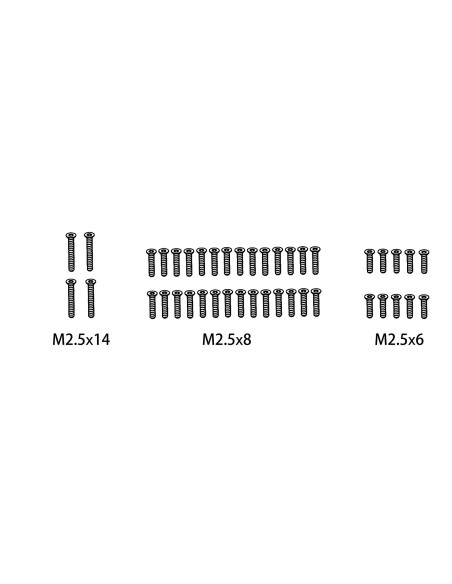 Screw Set M2.5*14-M2.5*8-M2.5*6