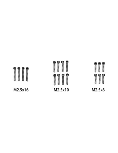Screw Set M2.5*8-M2.5*10-M2.5*16