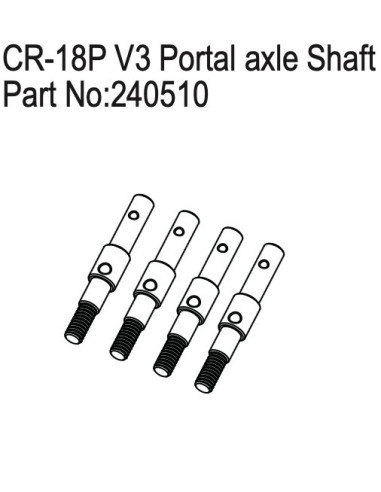 CR-18P V3 Portal axle Shaft