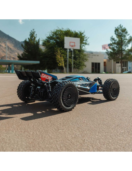 TYPHON GROM 223S BLX Brushless 4X4 Small Scale Buggy RTR with Battery & Charger  Blue