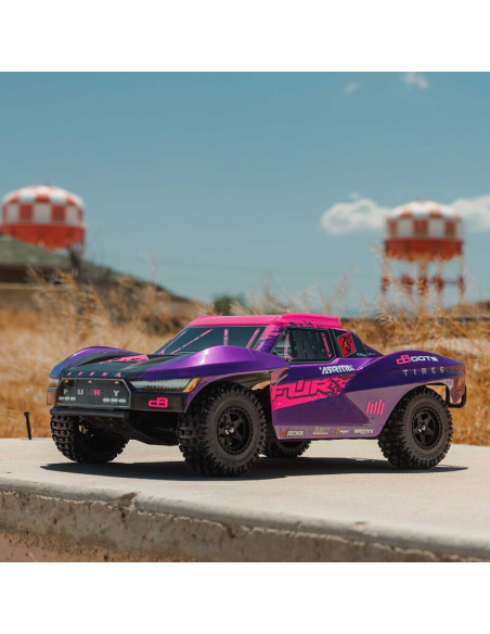 1-10 FURY 223S BLX Brushless 2WD Short Course Truck RTR with DSC  Purple