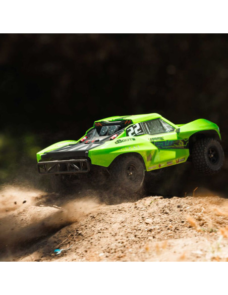 1-10 FURY MEGA 550 Brushed 2WD Short Course Truck RTR  Green