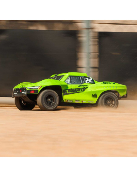 1-10 FURY MEGA 550 Brushed 2WD Short Course Truck RTR  Green