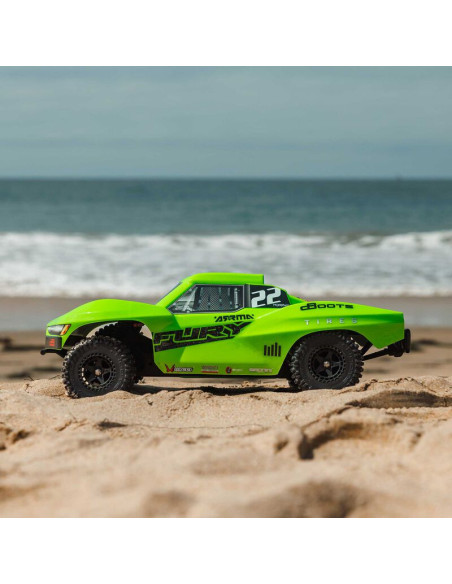 1-10 FURY MEGA 550 Brushed 2WD Short Course Truck RTR  Green