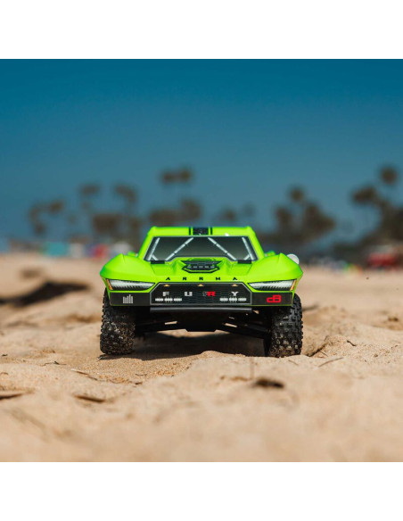 1-10 FURY MEGA 550 Brushed 2WD Short Course Truck RTR  Green