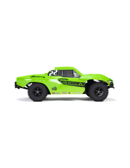 1-10 FURY MEGA 550 Brushed 2WD Short Course Truck RTR  Green