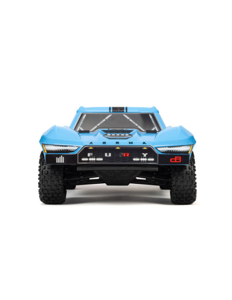 1-10 FURY MEGA 550 Brushed 2WD Short Course Truck RTR with Battery & Charger  Blue